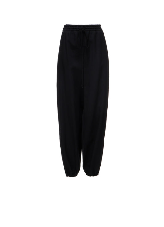 WOOL GABARDINE JOGGER PANTS