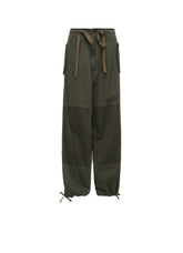 COTTON CHINO CLOTH STRING PANTS