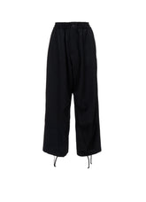WOOL GABARDINE EASY PANTS