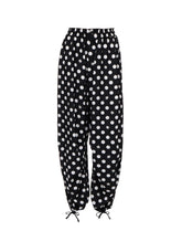 DOT FLOWER PRINT EASY PANTS