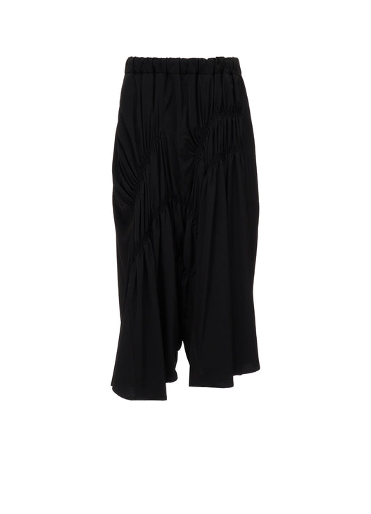 TA/PE SUPER VIYON TUSSER GATHERED PANTS