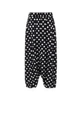 DOT FLOWER PRINT BALLOON PANTS
