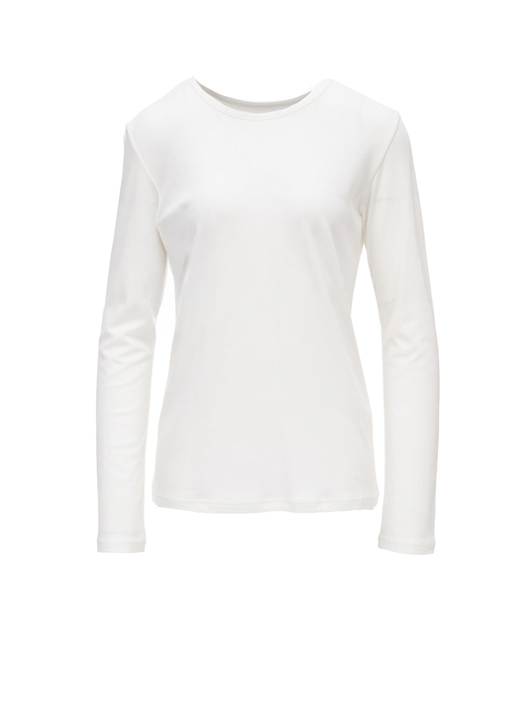 COTTON INTERLOCK LONG SLEEVE T-SHIRT