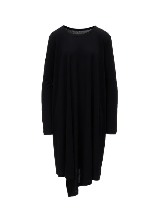 COTTON INTERLOCK FLARE LONG SLEEVE T-SHIRT