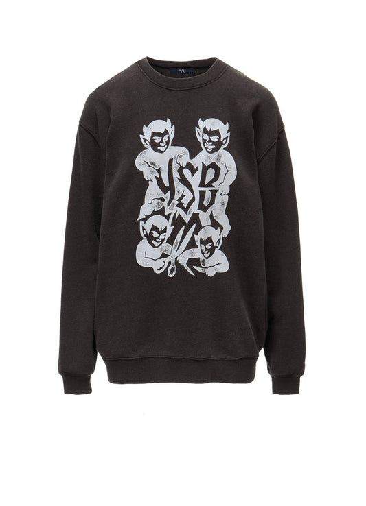 DEVIL PRINT SWEAT SHIRT