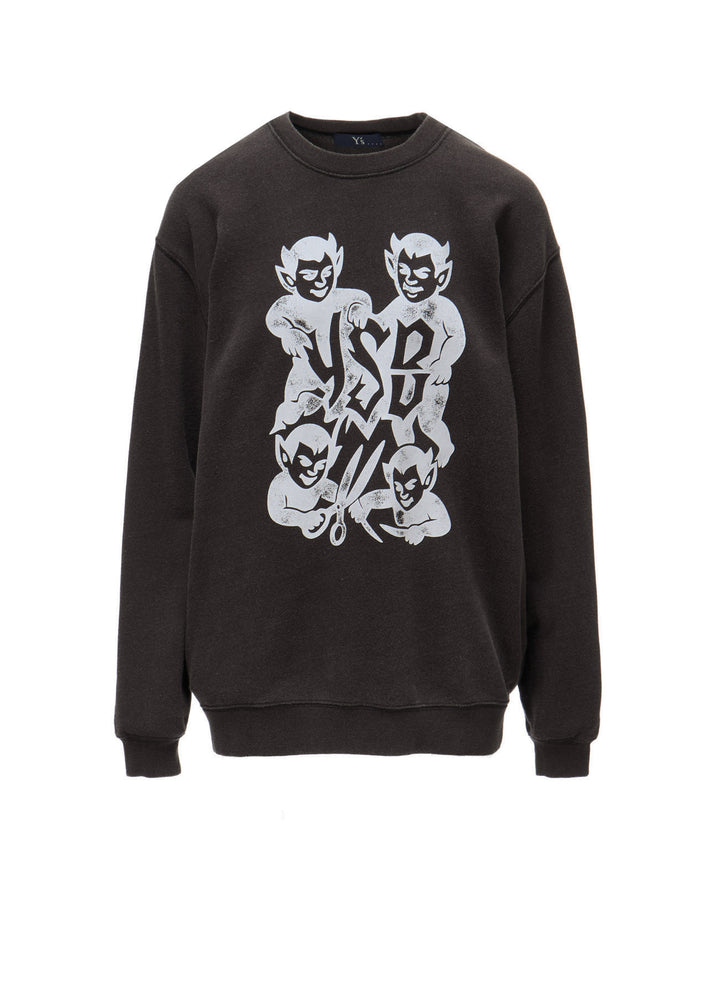 DEVIL PRINT SWEAT SHIRT