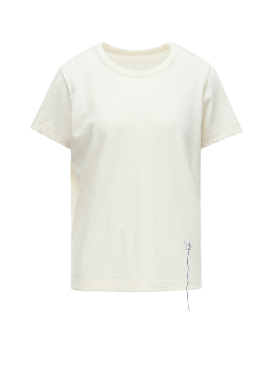 COTTON JERSEY Y'S STITCH T-SHIRT