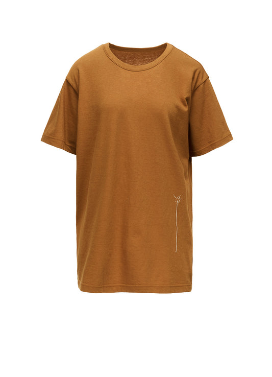 COTTON JERSEY Y'S STITCH BIG T-SHIRT