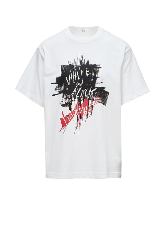 6.5OZ JERSEY MESSAGE PRINT T-SHIRT A