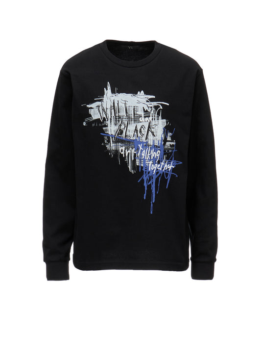 6.5OZ JERSEY MESSAGE PRINT LONG SLEEVE T-SHIRT A