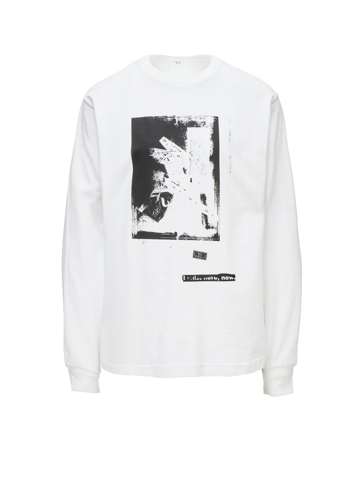 6.5OZ JERSEY MESSAGE PRINT LONG SLEEVE T-SHIRT B