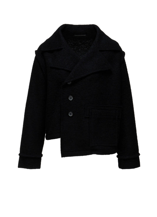 WOOL BLEND BOUCLÉ SHORT JACKET
