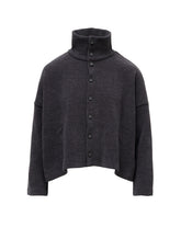 WIDE CORDUROY SHORT CARDIGAN