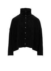 WIDE CORDUROY SHORT CARDIGAN