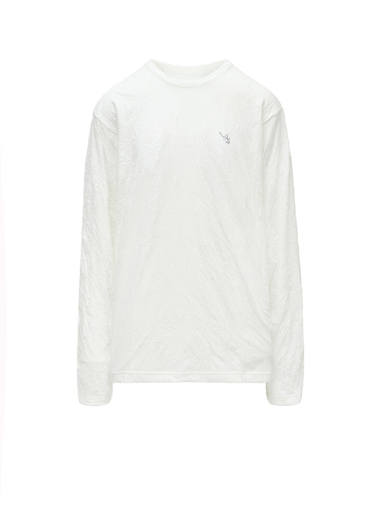 COTTON JERSEY Y'S STITCH LONG SLEEVE BIG T-SHIRT