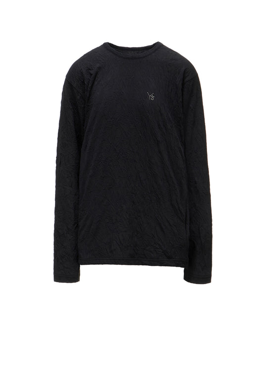 COTTON JERSEY Y'S STITCH LONG SLEEVE BIG T-SHIRT