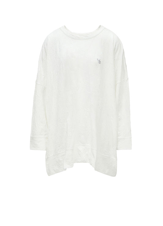COTTON JERSEY Y'S STITCH OVERSIZED T-SHIRT