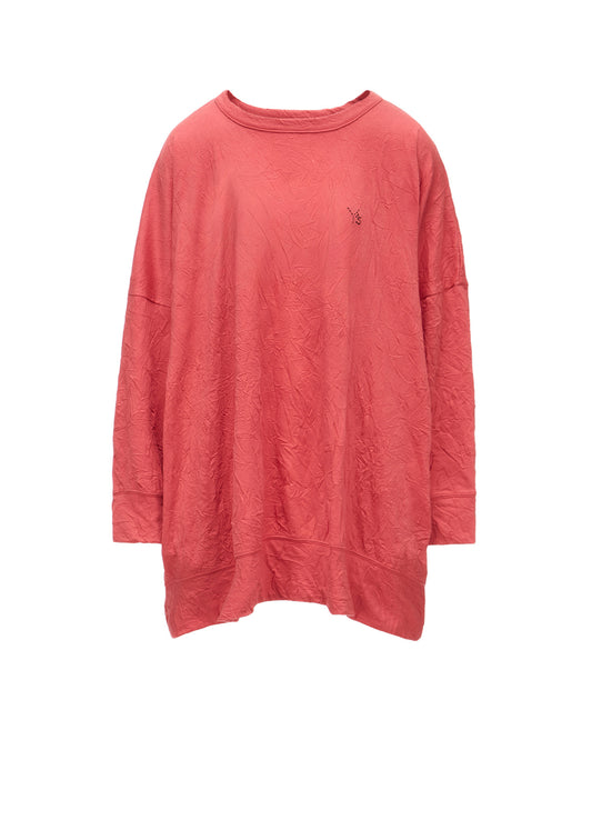 COTTON JERSEY Y'S STITCH OVERSIZED T-SHIRT