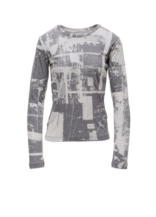 "DESOLATE CITY" JERSEY LONG SLEEVE T-SHIRT