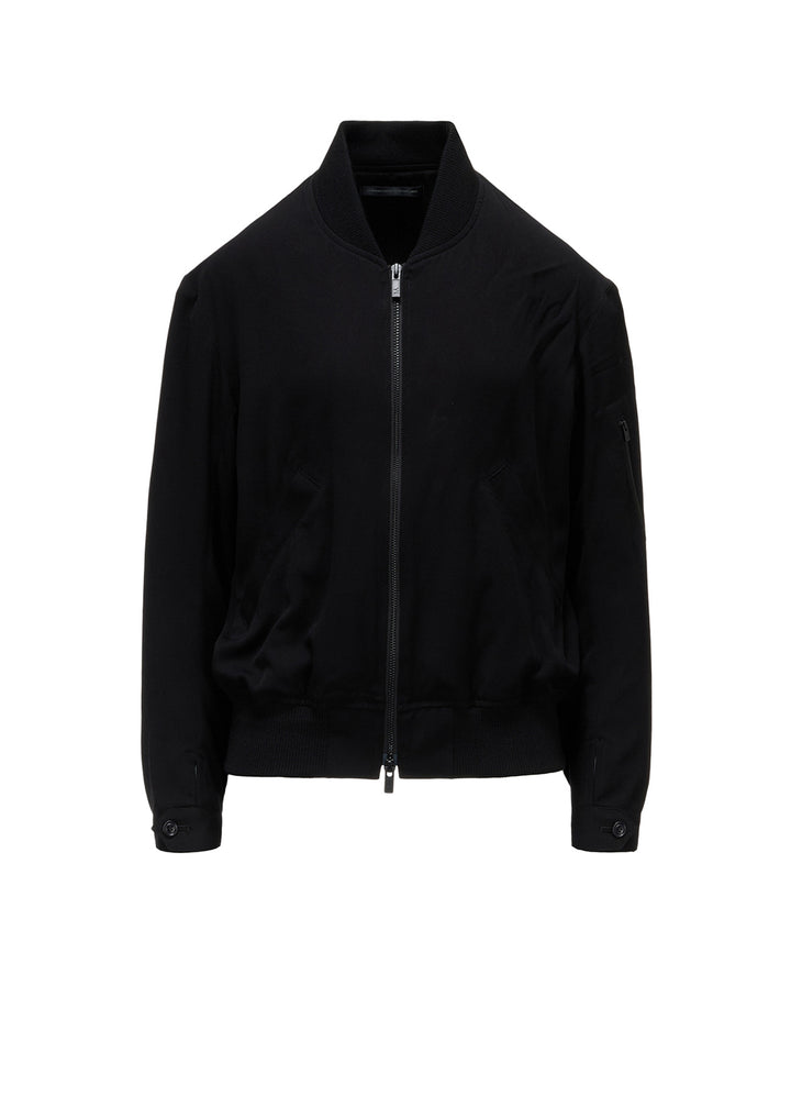 VISCOSE/TRIACETATE BLEND BLOUSON