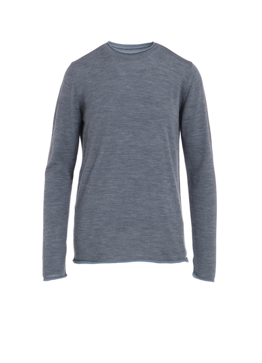 WOOL MULTICOLOR ROUND NECK KNIT