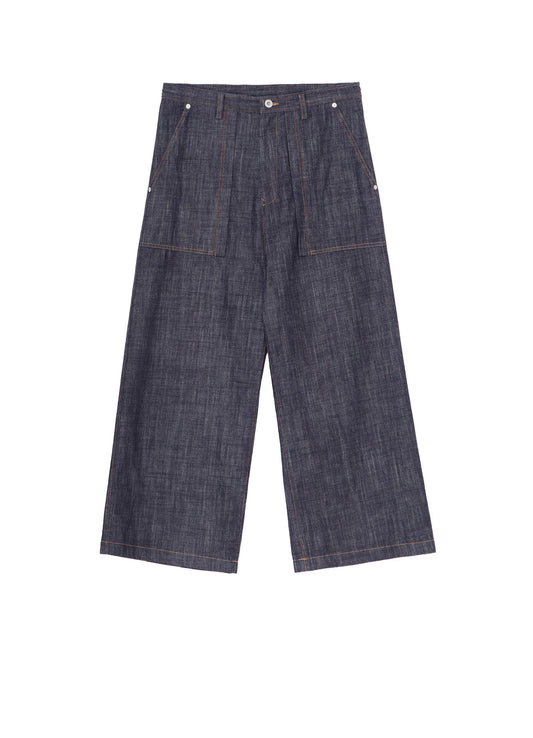 80OZ DENIM  LONG STRAIGHT PANTS