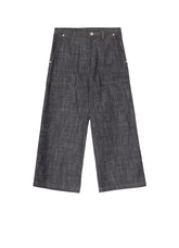 80OZ DENIM  LONG STRAIGHT PANTS