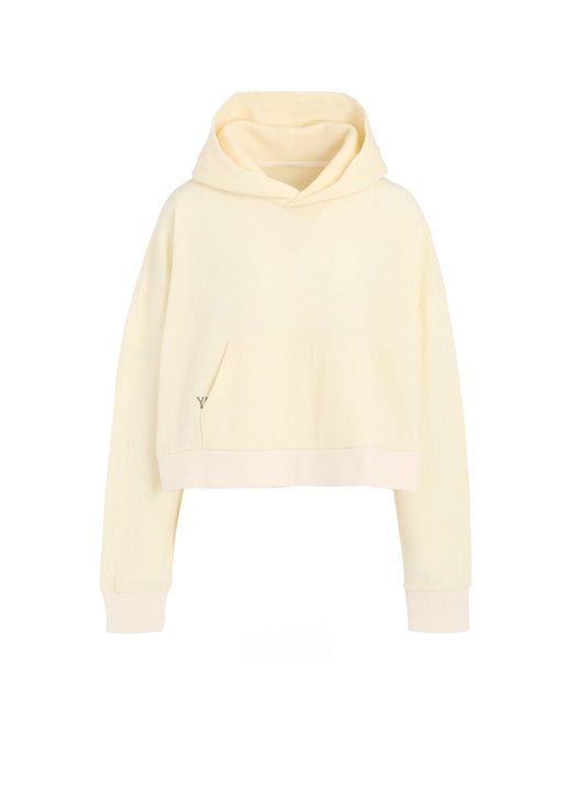 MILLED WOOL HOODIE