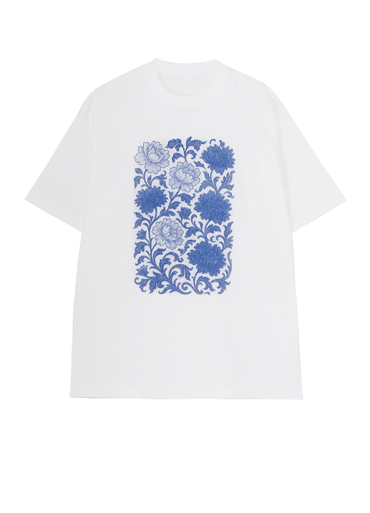 PEONY FLOWER PRINT T