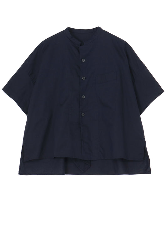 [Y's BORN PRODUCT] THIN COTTON TWILL HALF SLEEVE BOX SHIRT