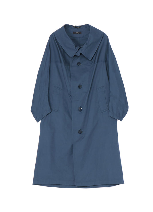 [Y's BORN PRODUCT] COTTON TWILL LONG CAPE COAT