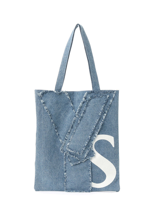 C/DENIM Y-DESIGN PATCHWORK TOTE