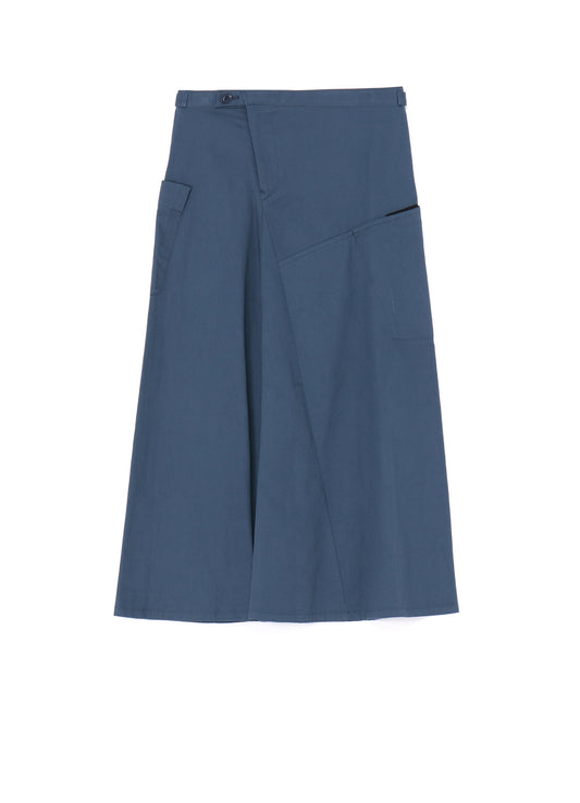 [Y's BORN PRODUCT] COTTON TWILL FLARE GUSSET FLARE SKIRT