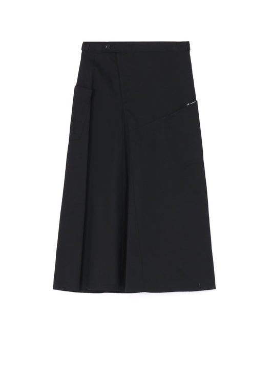 [Y's BORN PRODUCT] COTTON TWILL FLARE GUSSET FLARE SKIRT