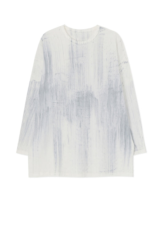 HAND BRUSHED OVERSIZED LONG SLEEVE T