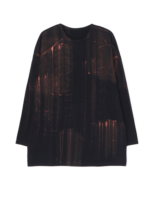 HAND BRUSHED OVERSIZED LONG SLEEVE T