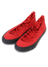 NO.9 CANVAS LACE-UP SNEAKERS