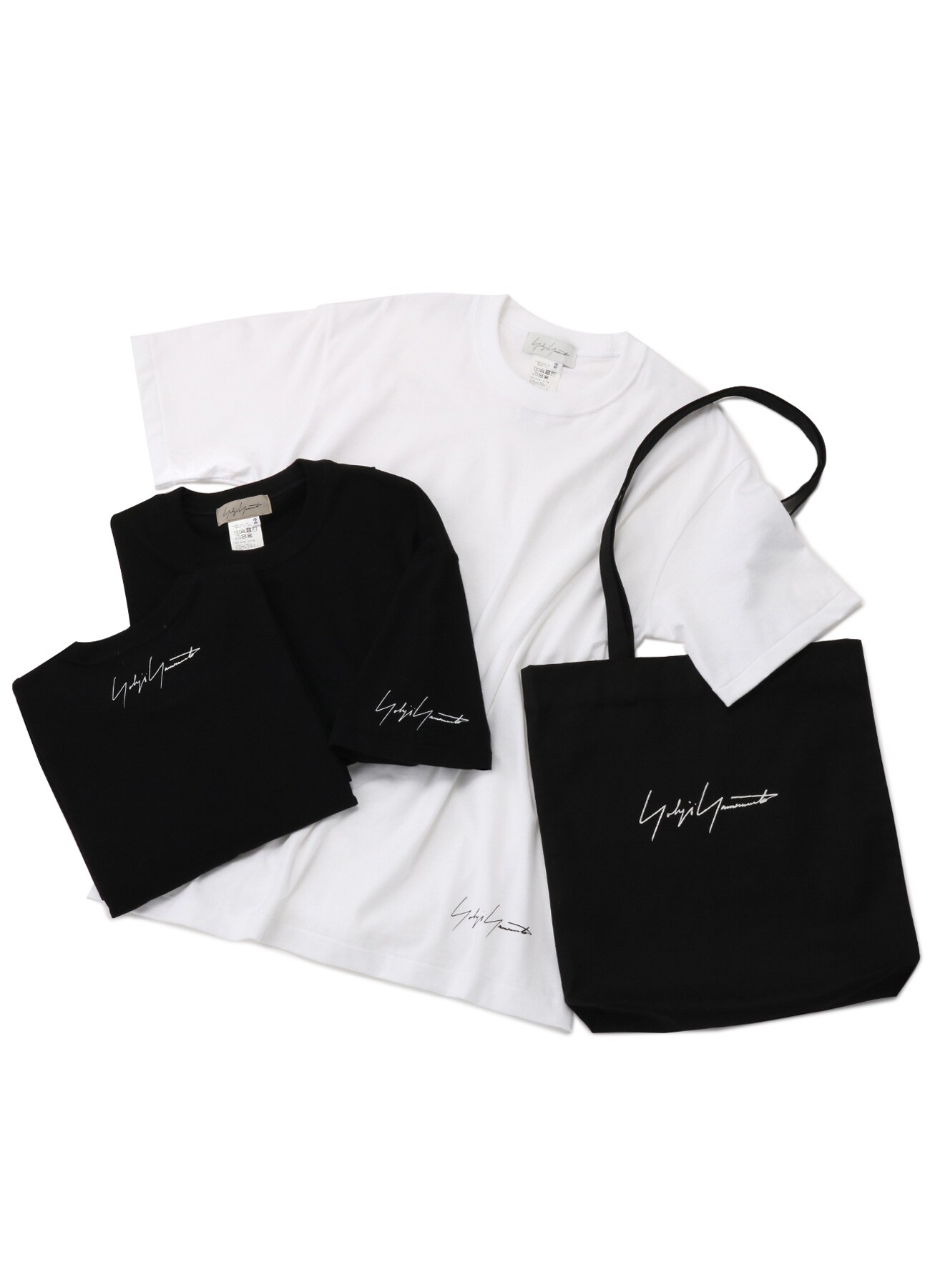 3 PACK T-shirt (S White x Black x Black): Yohji Yamamoto｜ THE 