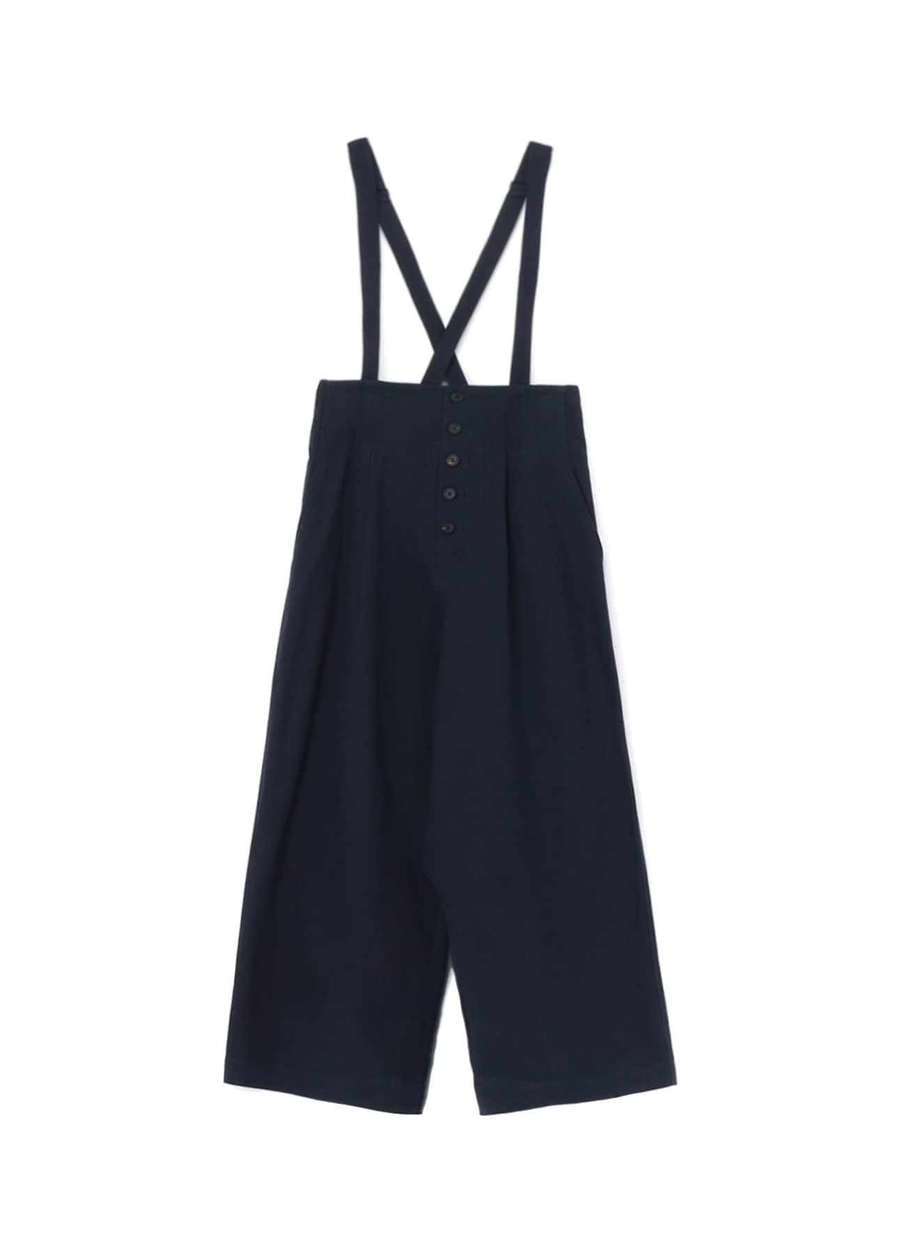 DENIM PANTS WITH SUSPENDER BUTTONS AND ADJUSTABLE SIDE TABS(S INDIGO): Y's  for men｜WILDSIDE YOHJI YAMAMOTO [Official