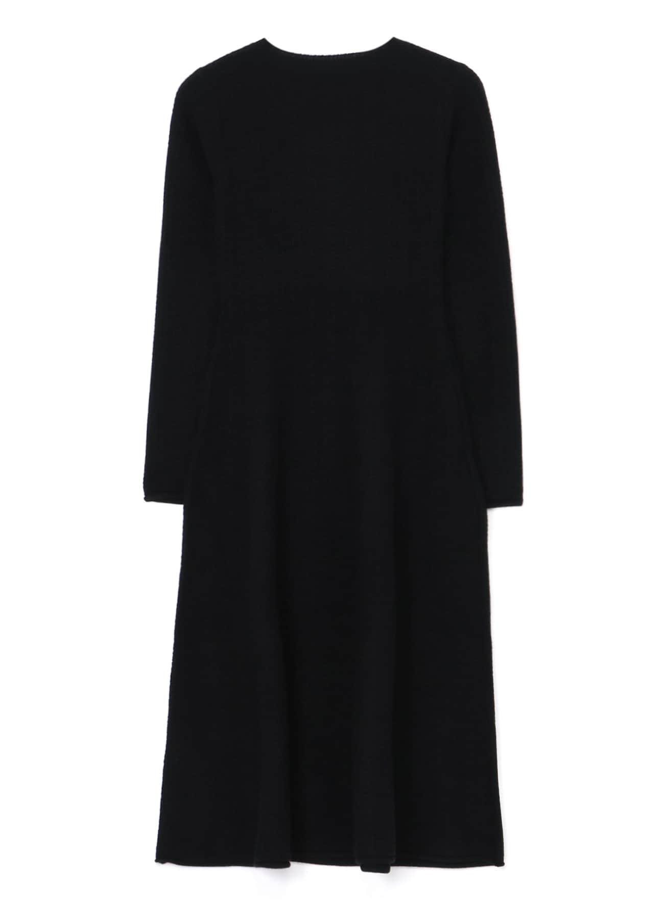TUCK STITCH FLARE DRESS(S Black): Yohji Yamamoto｜THE SHOP YOHJI