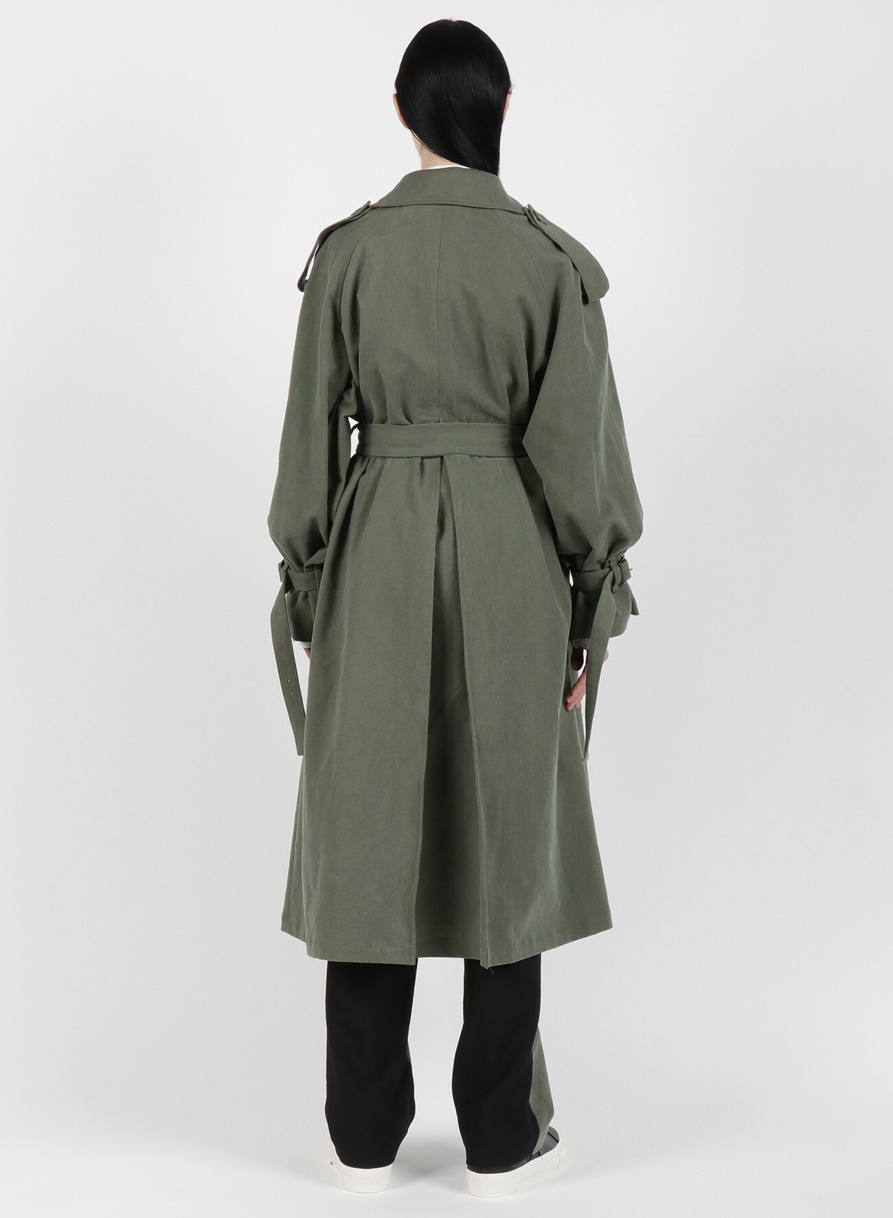 SULFUR DYED WHIPCODE R-M.TRENCH COAT