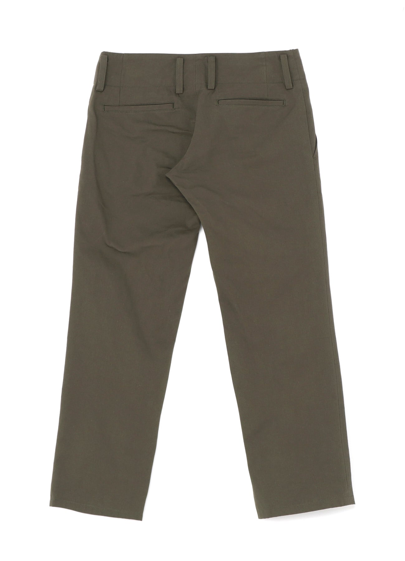 30/-COTTON TWILL LOW-RISE STRAIGHT FIT PANTS