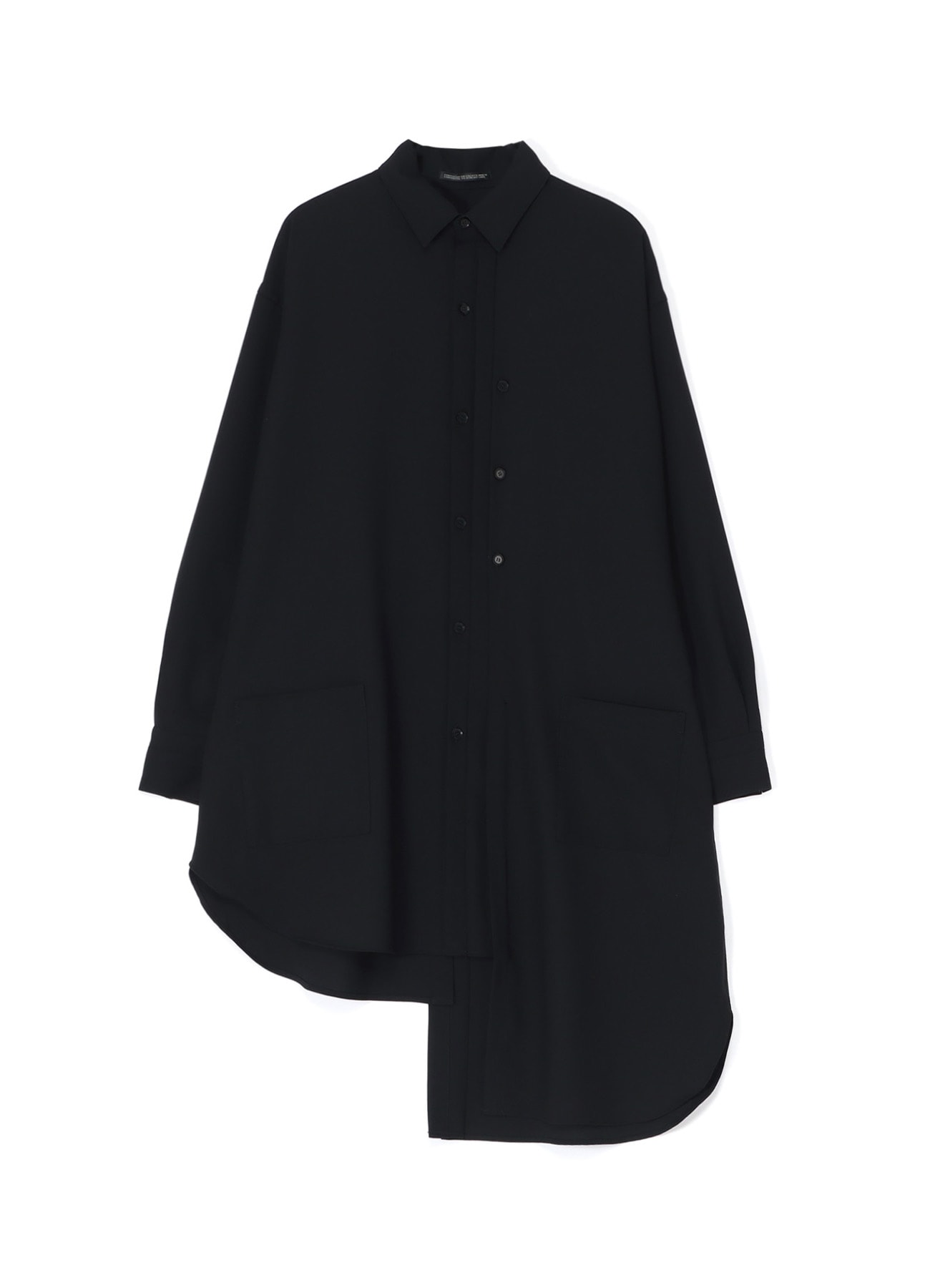 良品 19ss Yohji Yamamoto +noir コットン ロングシャツ シャツ