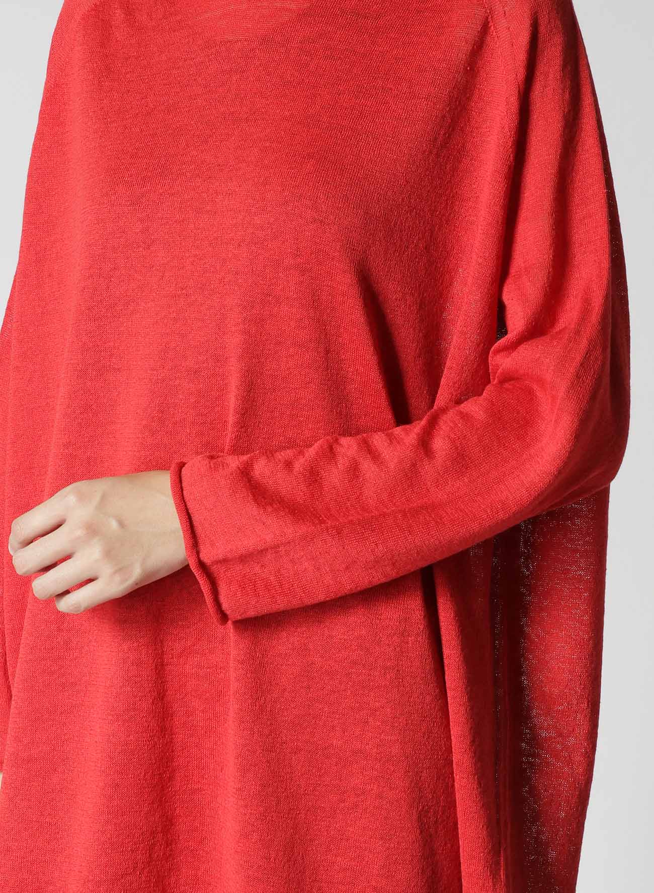ROOMY LONG SLEEVE ROUND NECK PULLOVER