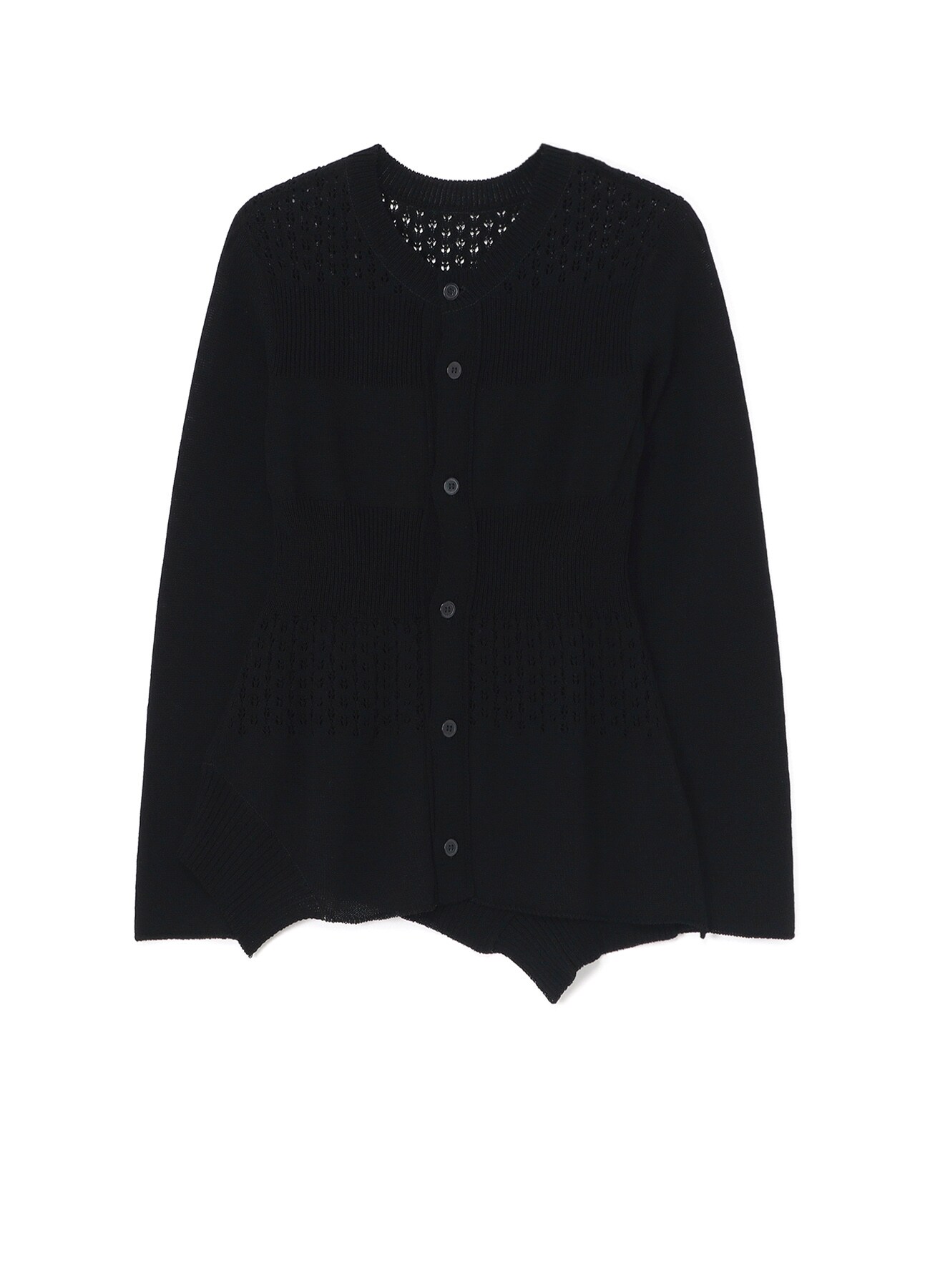 Cable block asymmetrical sweater, Yohji Yamamoto