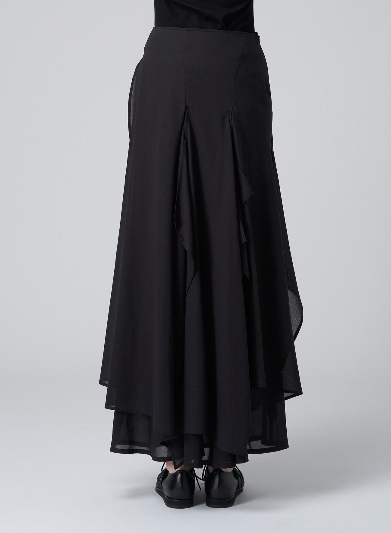 100/2 GEORGETTE DOUBLE LAYERED FLARED SKIRT