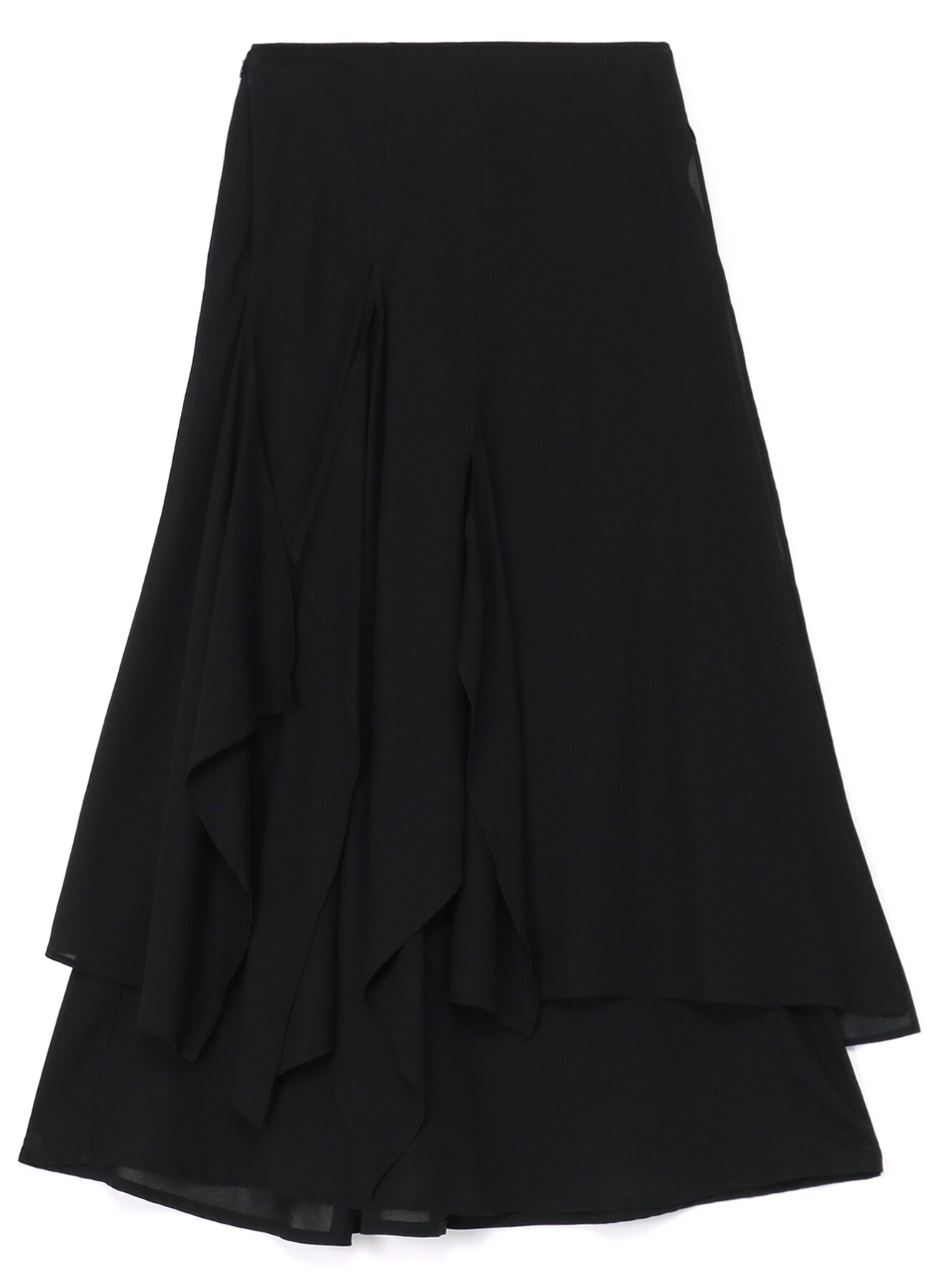 100/2 GEORGETTE DOUBLE LAYERED FLARED SKIRT