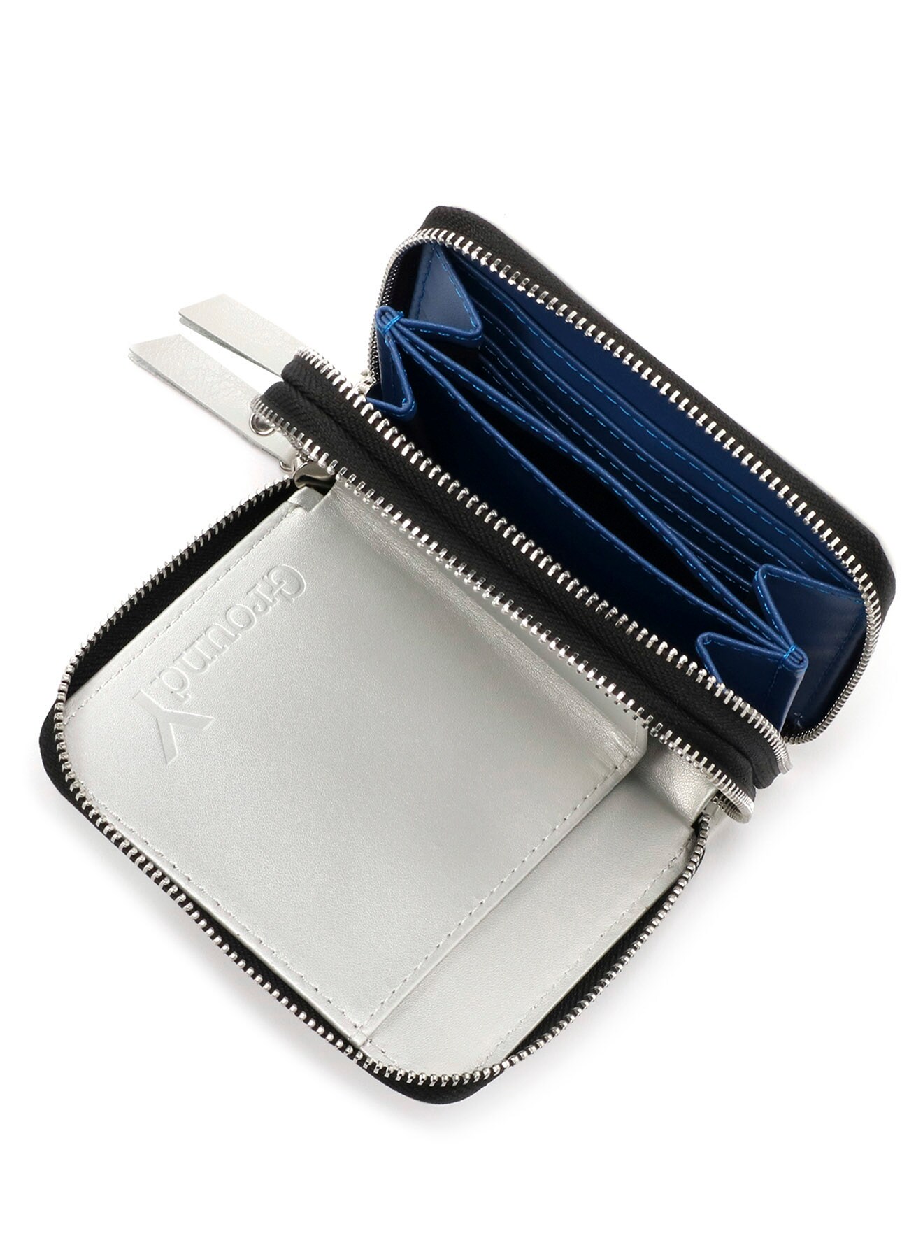 Split Leather Zipper Wallet
