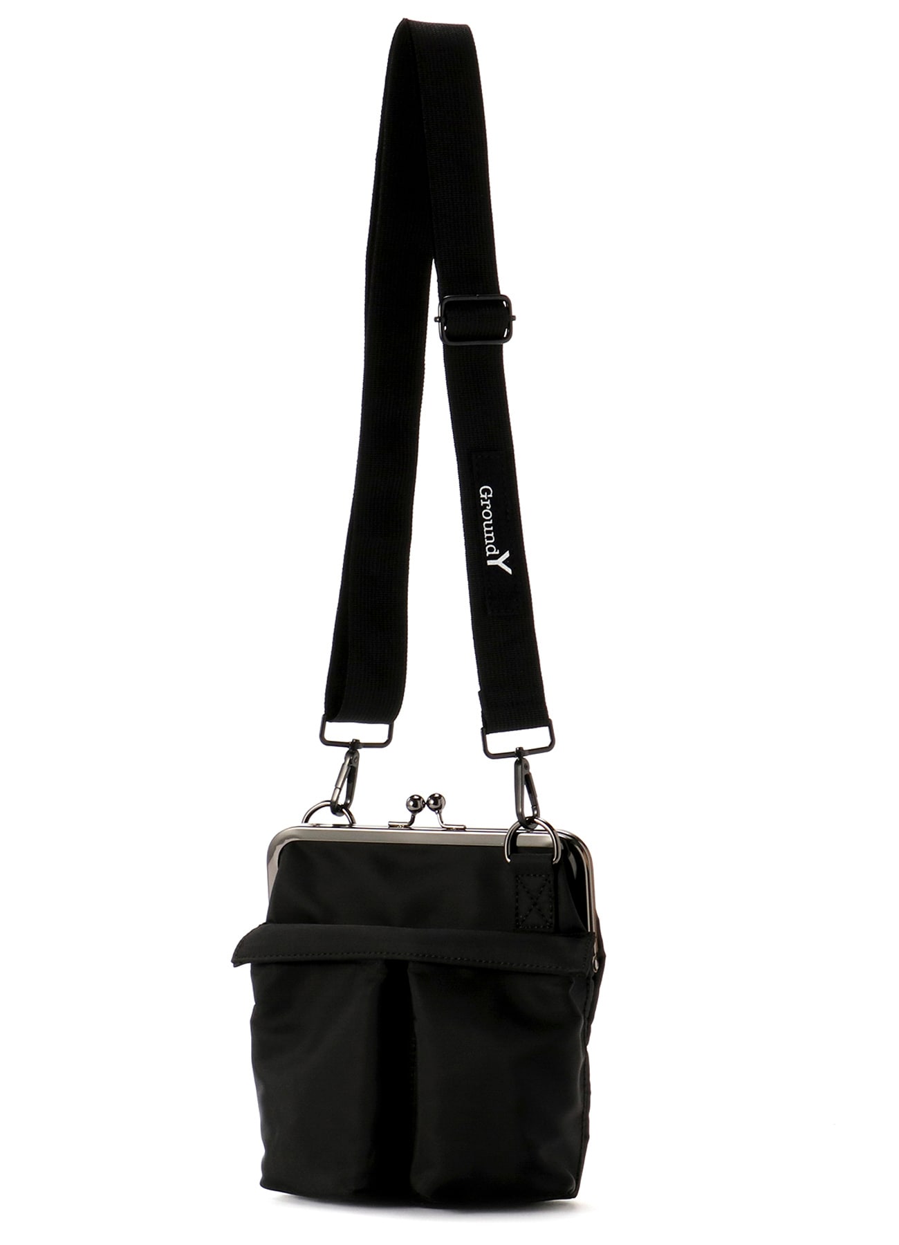 SMALL HELMET BAG WITH CLASP(FREE SIZE Black): GroundY｜THE SHOP 