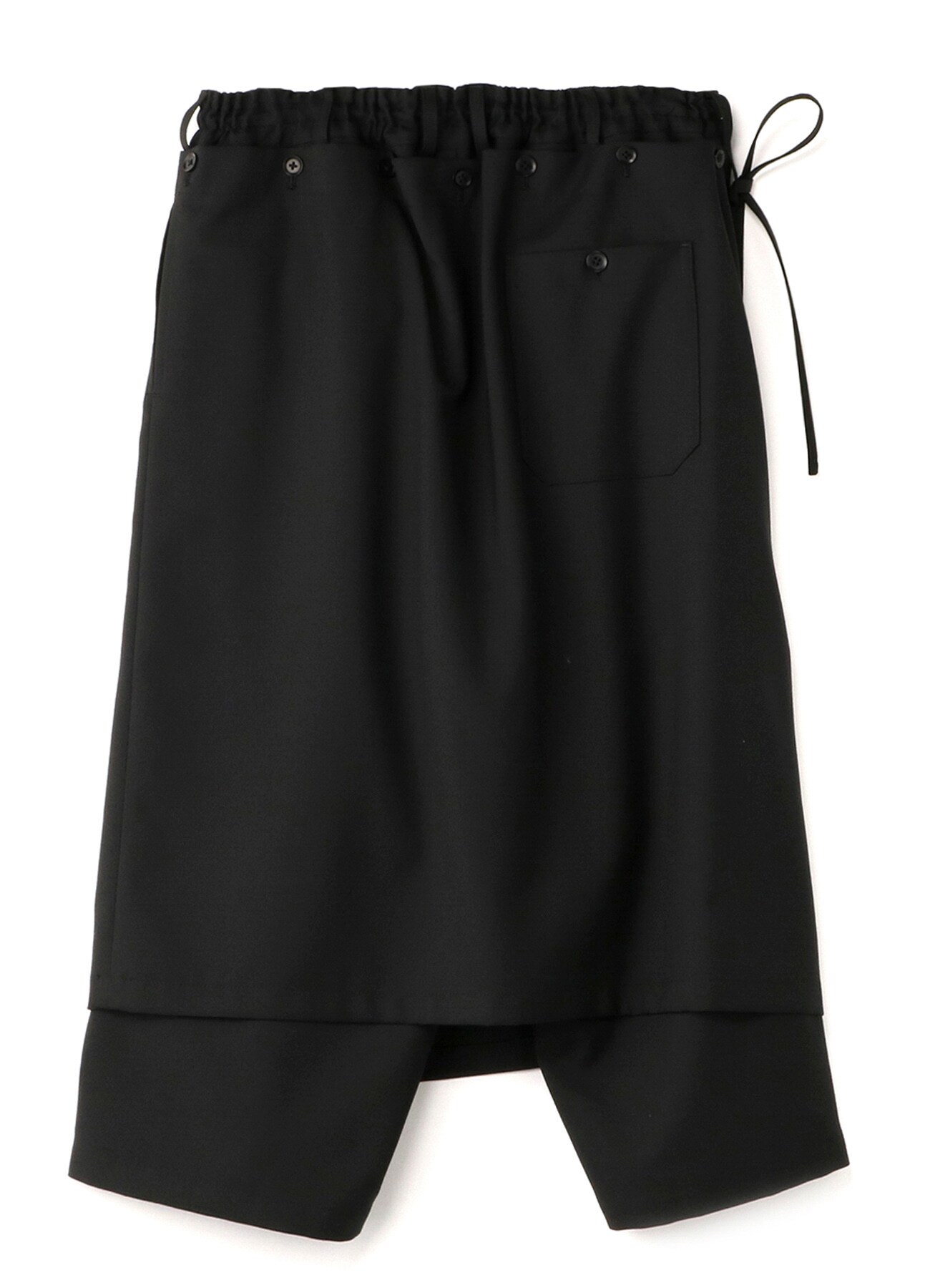 T/W Gabardine Detachable Skirt Pants
